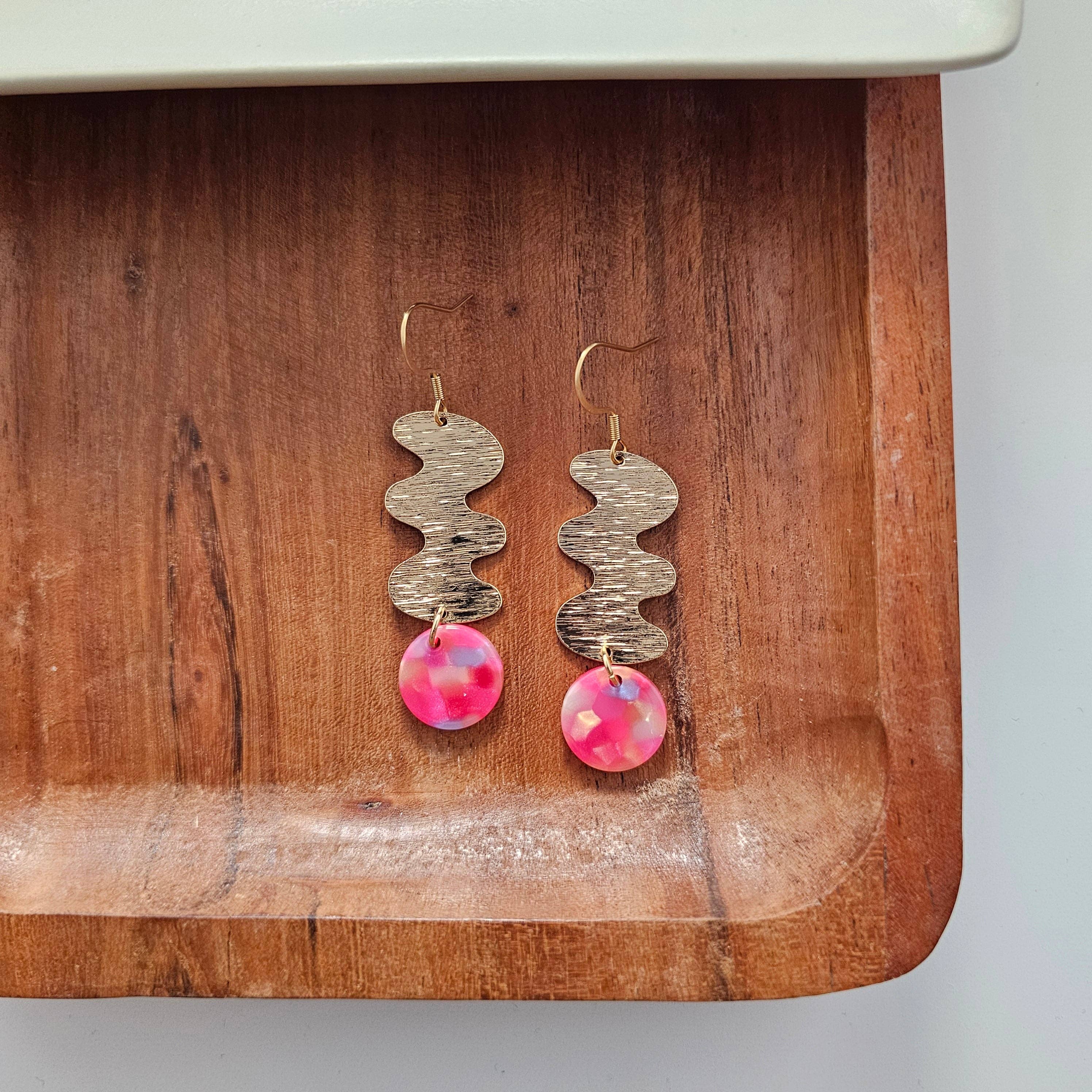 Tropical Pink Earrings Tropical Pink Earrings