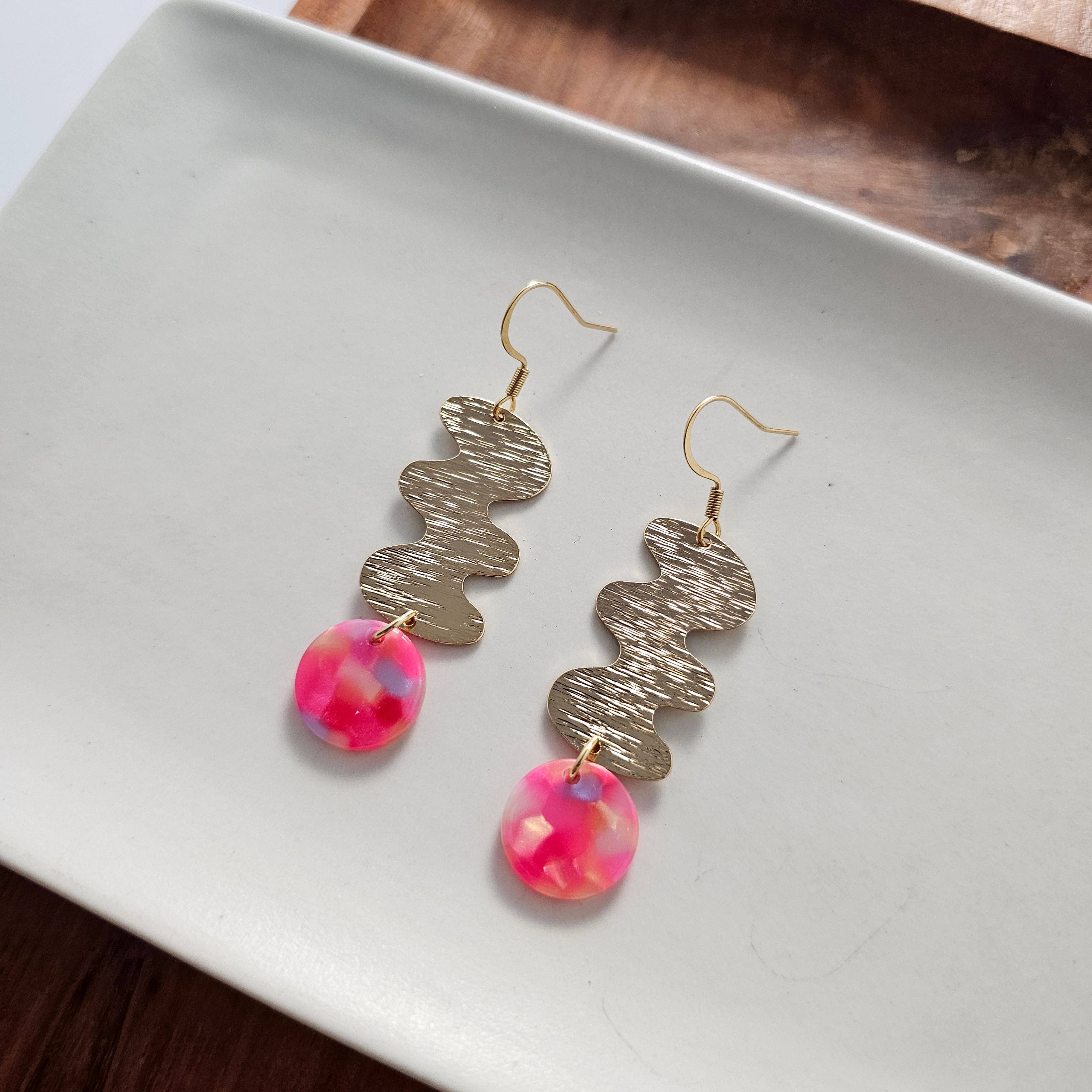 Tropical Pink Earrings Tropical Pink Earrings